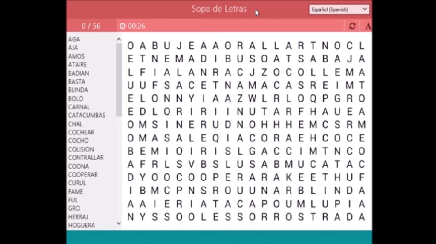 aplicaciones para hacer sopas de letras