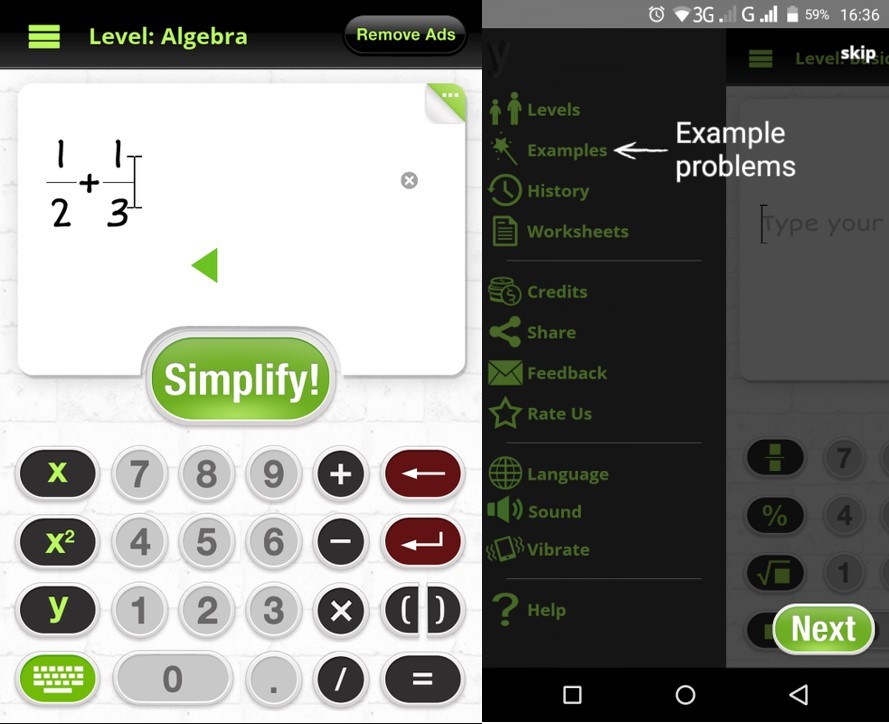 inicio de la app yhomework