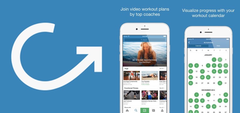 logo y gráficos de cody fitness video training