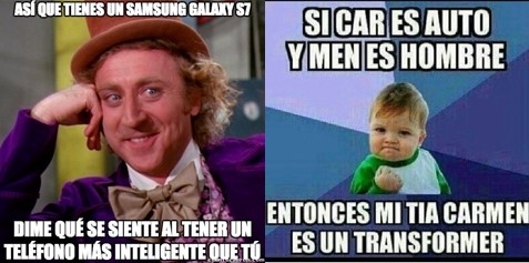 meme del willy wonka y el niño motivado