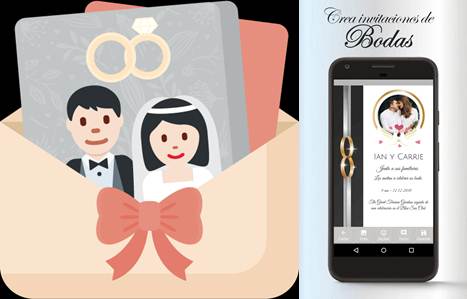 app para diseño de tarjeta de invitación de boda