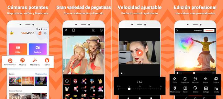 características de la app vivavideo