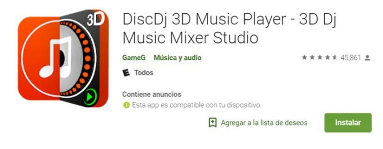 Descargar DiscDj 3D Music Player 】 El mezclador musical más real