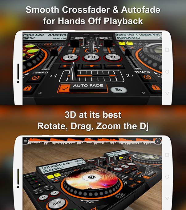 Descargar DiscDj 3D Music Player 】 El mezclador musical más real
