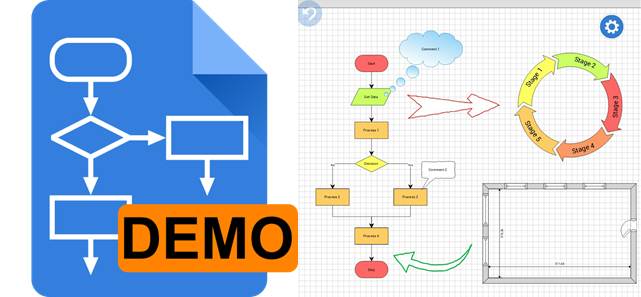 logo de grapholite diagrams demo y diagrama de ejemplo