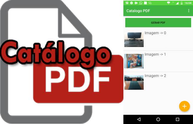 logo y escritorio de catálogo fotos pdf