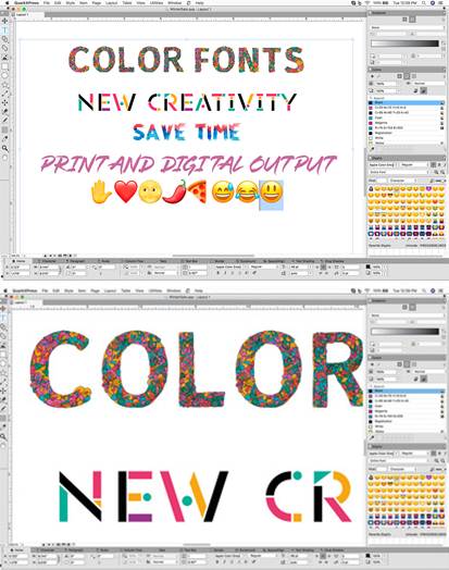 herramientas y opciones del programa quarkxpress