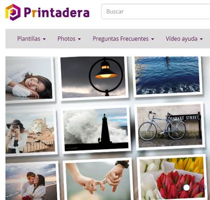 logo e inicio de la app printadera