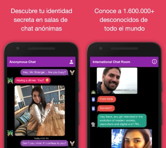 interfaz de la app antiland
