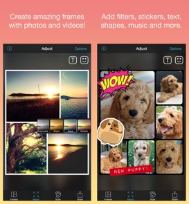menu de picframe