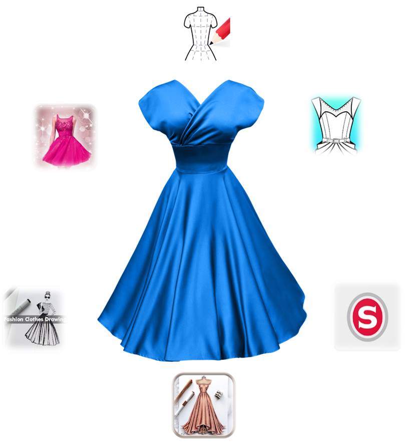 aplicaciones para vestidos