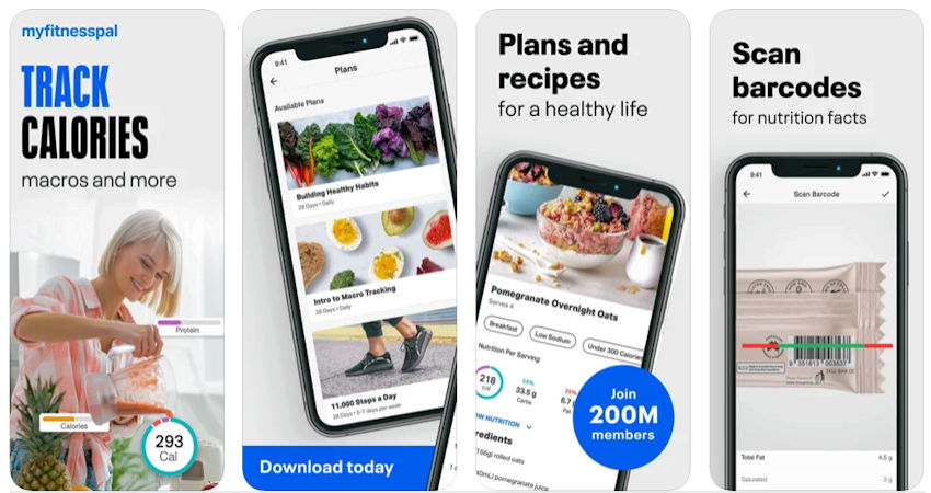 MY Fitness Pal - Aplicaciones para adelgazar