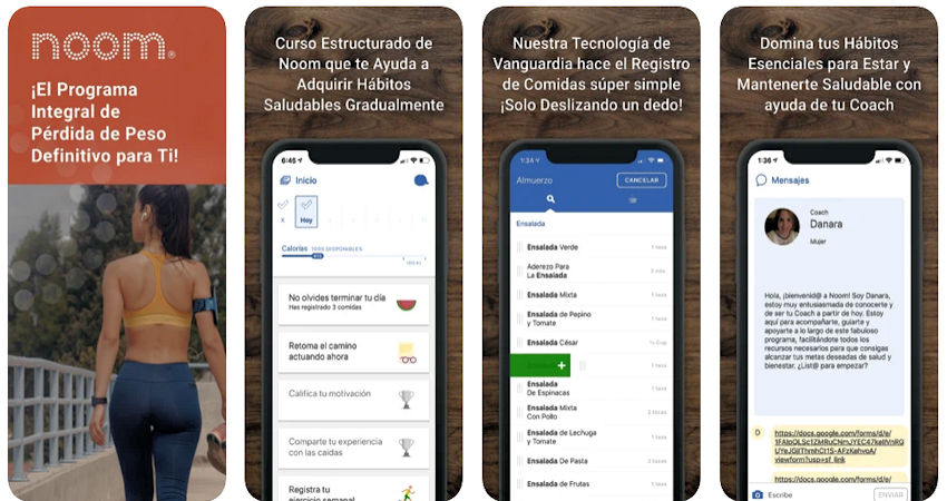 Noom - Aplicaciones para adelgazar 