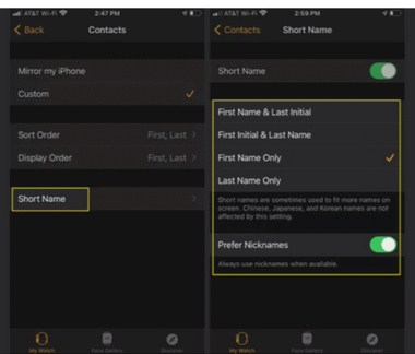 añadir amigos en el Apple Watch