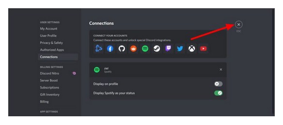 enlazar el bot de Discord de Spotify