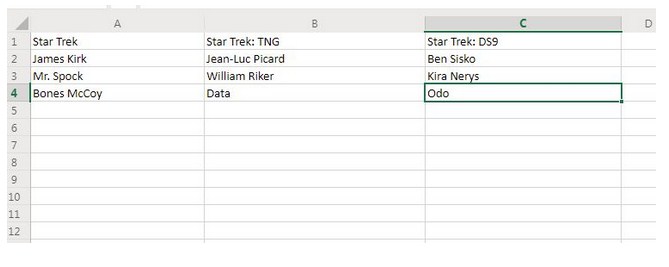 combinar celdas en Excel