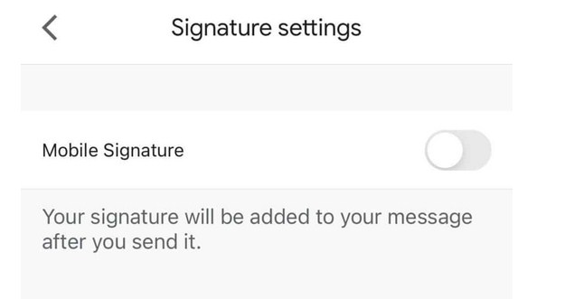 añadir firma en gmail