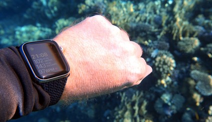 nadar o ducharme con mi Apple Watch