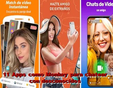 Apps como Monkey para chatear